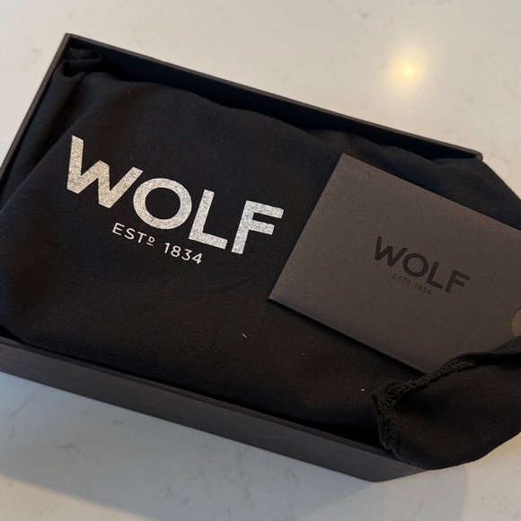 WOLF Palermo Zip Jewelry Case BRAND NEW - Picture 3 of 11